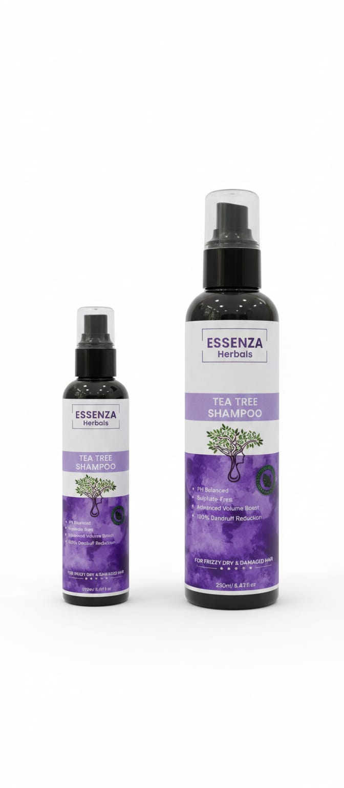 Tea Tree Shampoo | Sulphate-Free Herbal Care for Dandruff & Hairfall